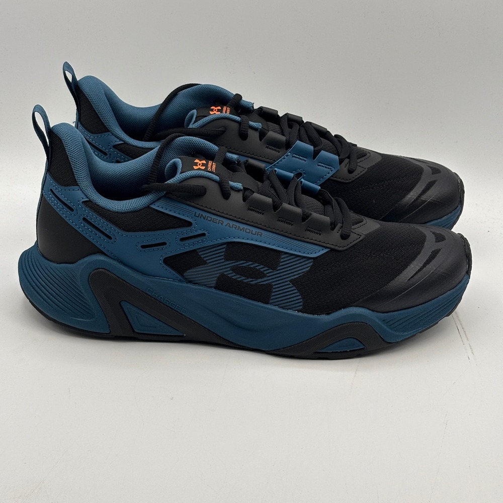 Under Armour Charged Commit TR 5 Shoes Mens Size 11 Blue Black 3026607-400